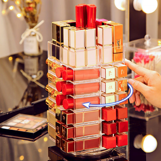 Lipstick Storage Box | Desktop Cosmetic Shelf | Globaldealdirect