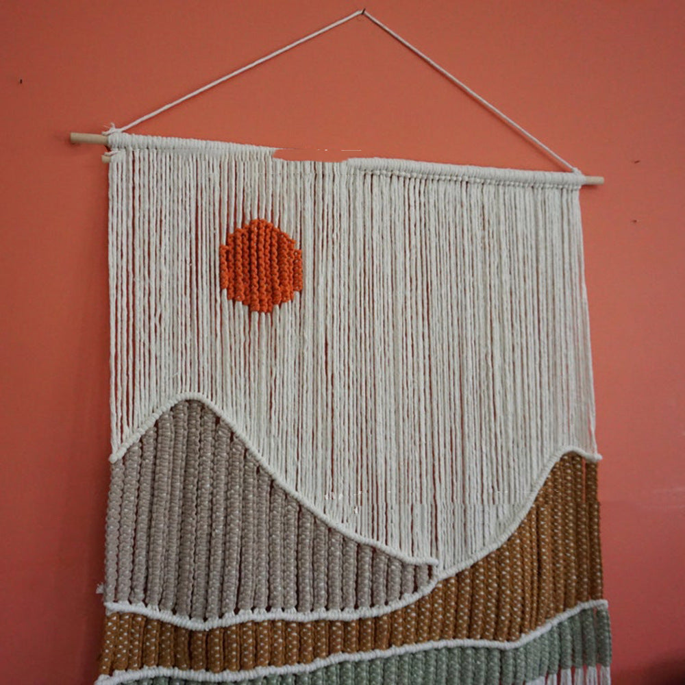 Custom Woven Tapestry | Tapestry Landscape Fringe | Globaldealdirect