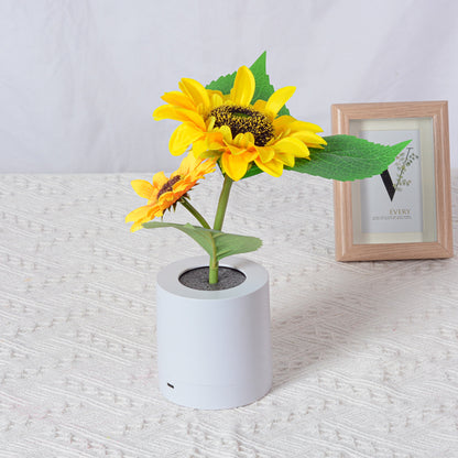 Rechargeable Sunflower Led Simulation Night Light Table Lamp