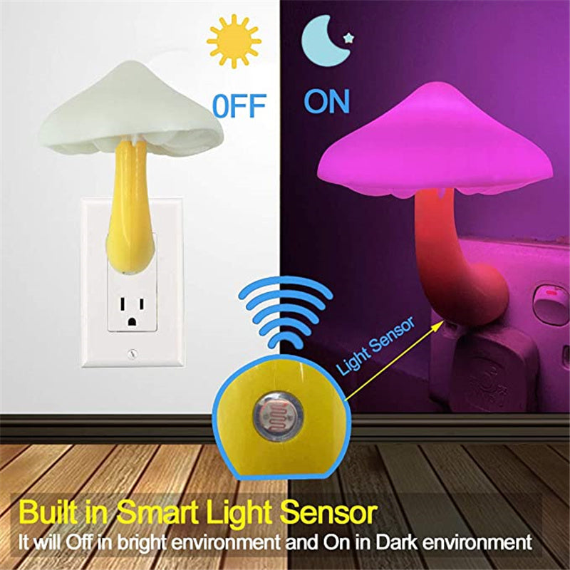 Mushroom Night Light | Mushroom Socket Lamp | Globaldealdirect