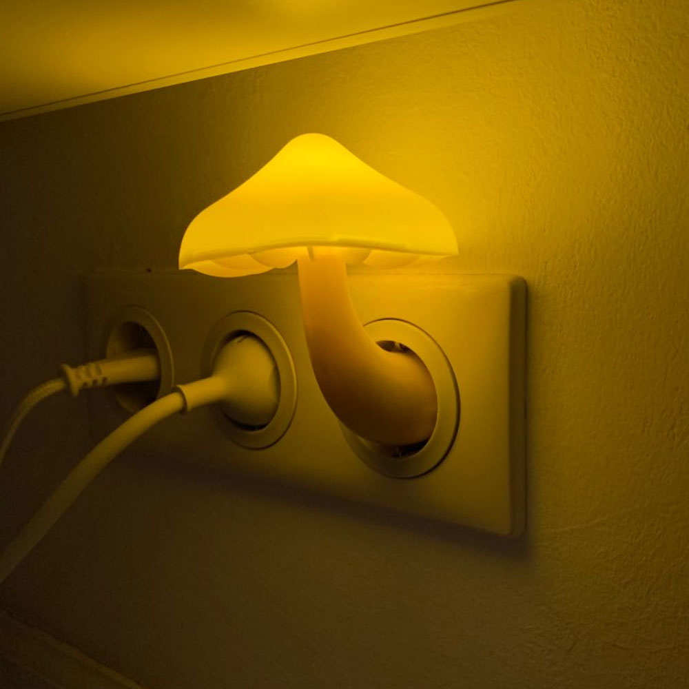 Mushroom Night Light | Mushroom Socket Lamp | Globaldealdirect