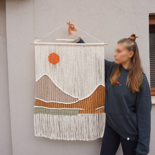 Custom Woven Tapestry | Tapestry Landscape Fringe | Globaldealdirect