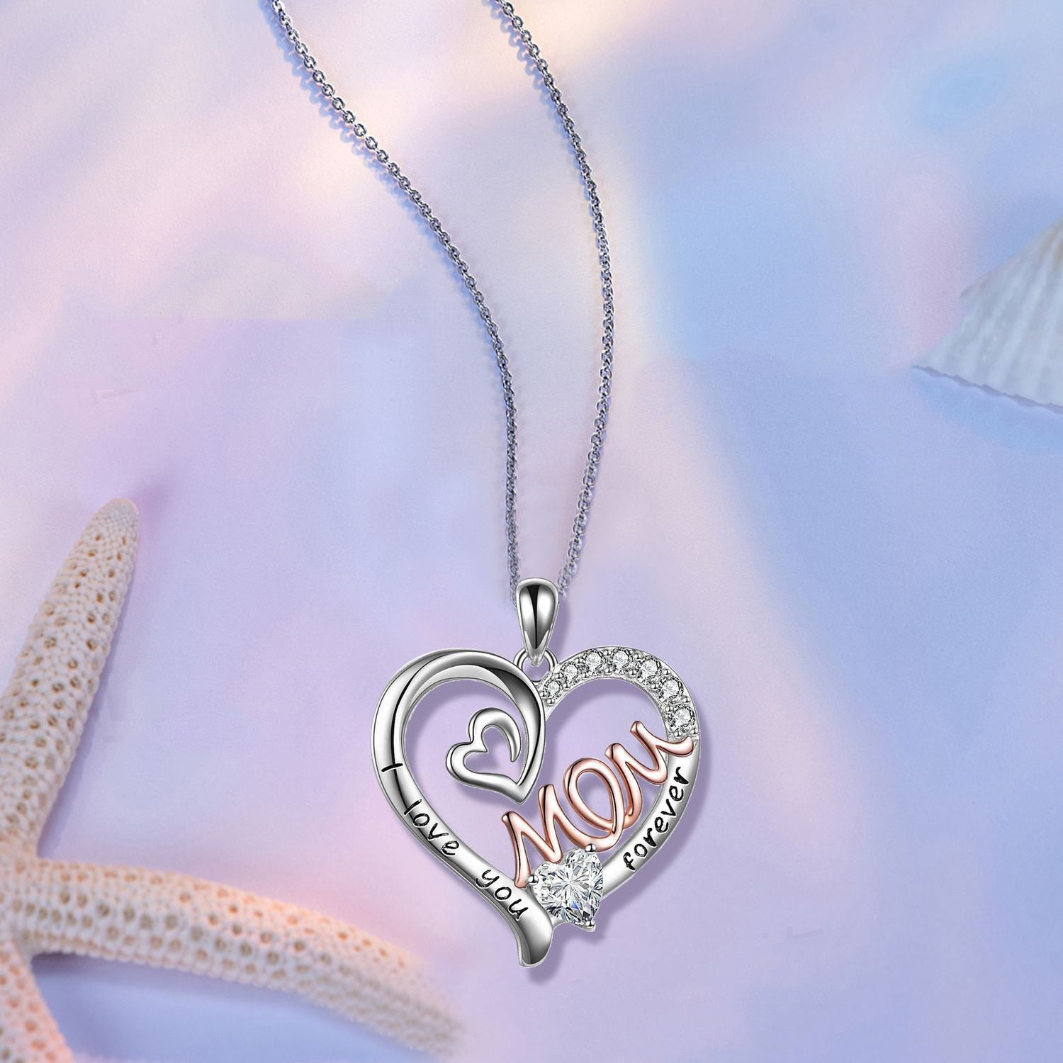 I Love You Mom Necklace | Mothers Love Necklace | Globaldealdirect