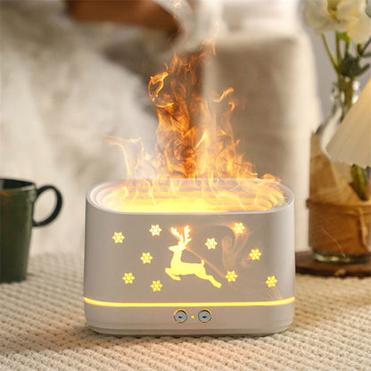 Flame Diffuser Humidifier | Atmosphere Lamp | Globaldealdirect