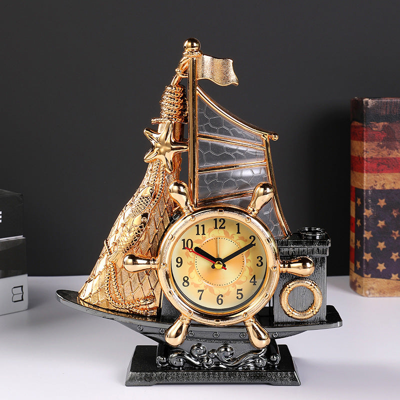 Ship Shaped Table Clocks | Modern Table Clocks | Globaldealdirect