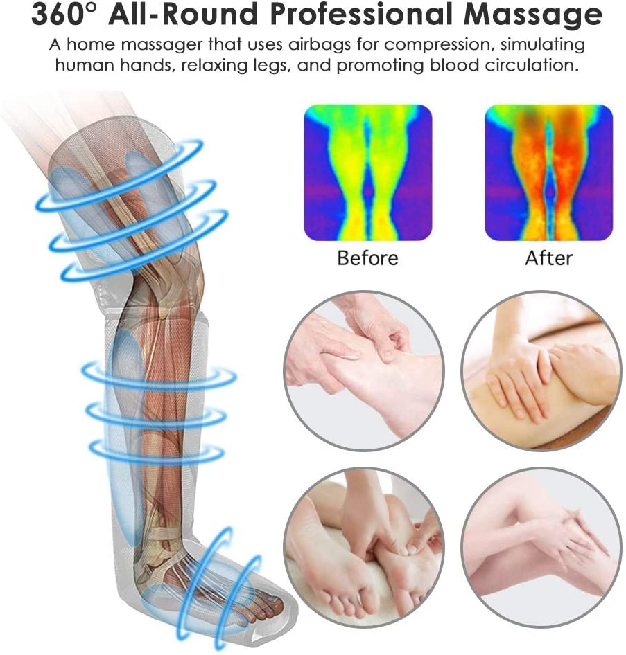 Leg Compression Massage | Leg Muscle Massager | Globaldealdirect