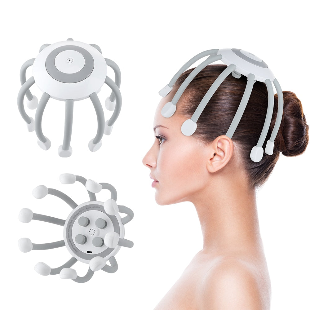 Octopus Head Massager | Electric Head Massager | Globaldealdirect