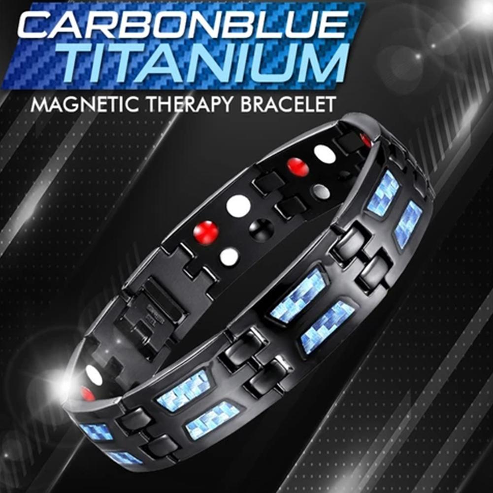 Magnetic Therapy Bracelet | Men's Titanium Bracelet | Globaldealdirect
