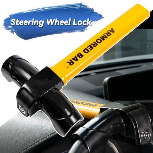 Steering Wheel Lock | Stainless Steering Lock | Globaldealdirect
